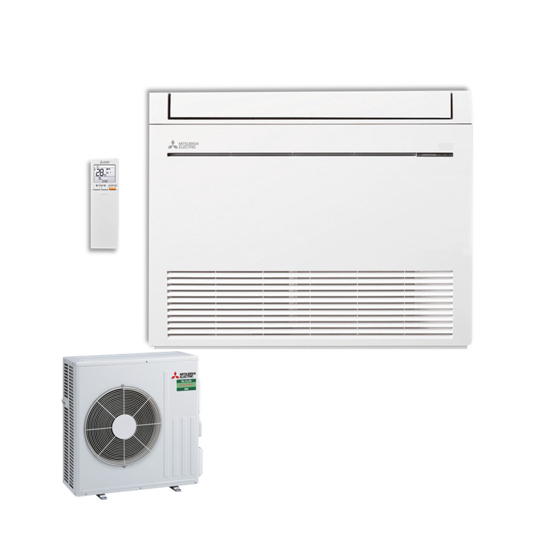 Mitsubishi Electric Set Kompakt Truhengerät 6,1 kW - MFZ-KT60VG + SUZ-M60VA R32 Klimaanlage