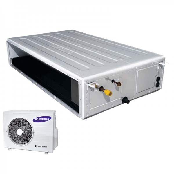 Samsung Set Kanalgerät 3,5 kW - AC 035 RNMDKG + AC 035 RXADKG R32 Klimaanlage BAC/NASA