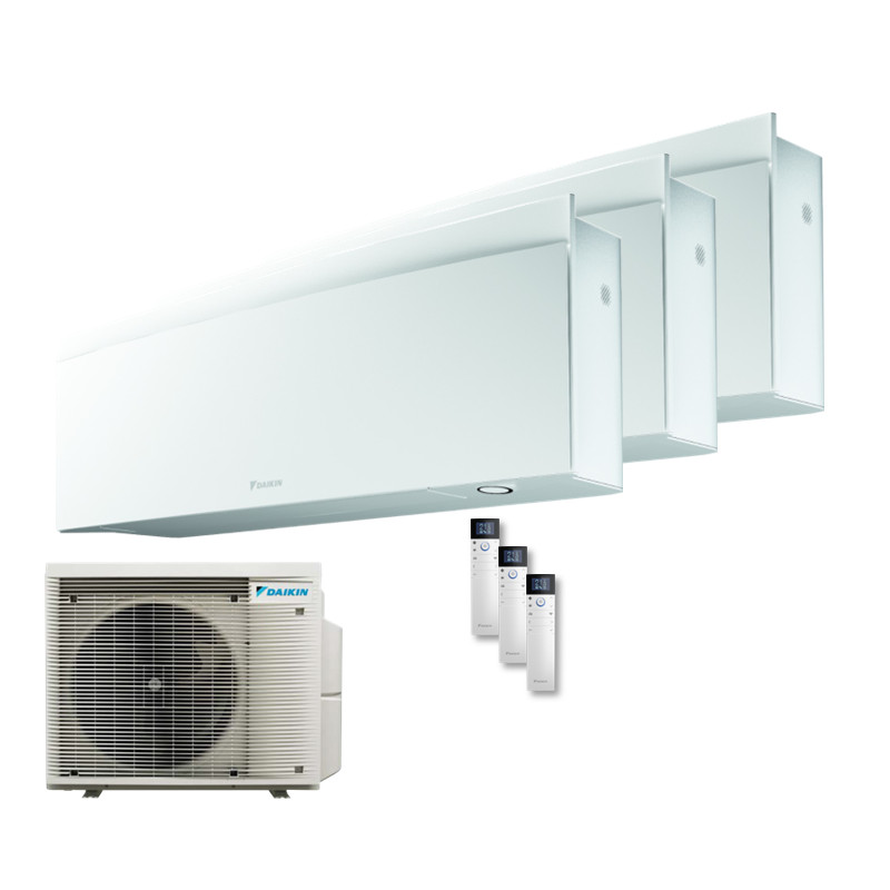 Daikin Set 3 Wandgeräte Emura WiFi 3,5/4,8 kW - FTXJ35AW + 2 x FTXJ50AW9 + 4MXM80A9 R32 Klimaanlage