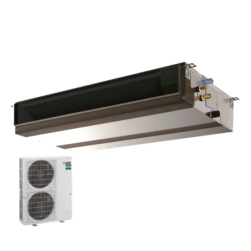 Mitsubishi Electric Set Kanaleinbaugerät 12,5 kW - PEAD-M125JA2 + PUZ-ZM125YDA R32 400V Klimaanlage