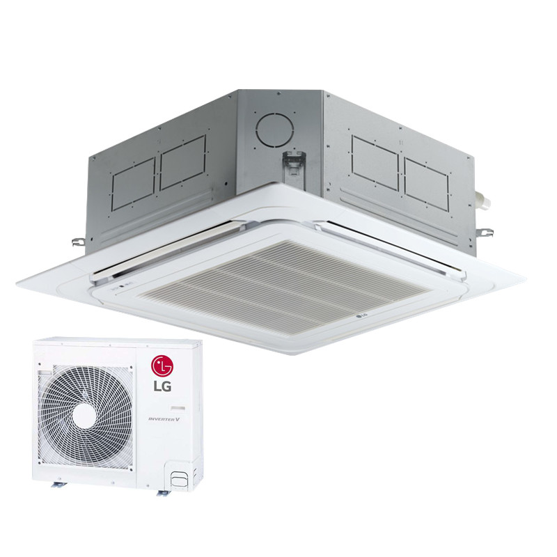 LG Set 4-Wege Deckenkassette 8,0 kW - UT30FH NA0 mit Blende PT-AFGW0 + UUC1 U40 R32 Klimaanlage