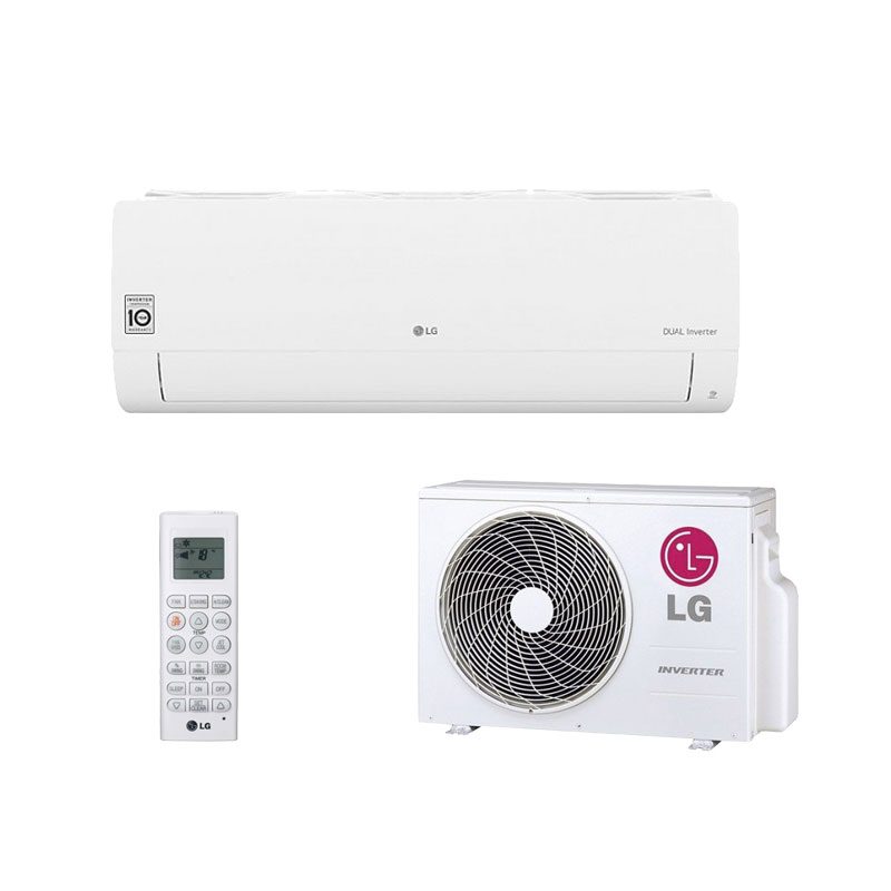 LG Set S12ET.NSJ Wandgerät WiFi + S12ET.UA3 Außengerät 3,5 kW Standard 'PRO' zum Kühlen + Heizen R32