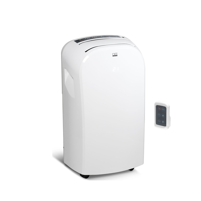 Remko MKT 255 Eco (Weiß) Mobile Klimaanlage nur Kühlen 2,6 kW für 1 Raum mit 25 m² R290