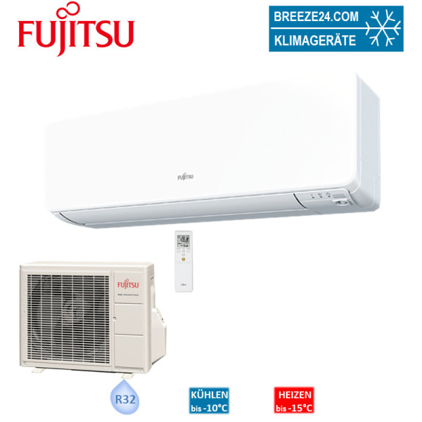 Fujitsu Set ASYG12KMCE + AOYG12KMCC Wandgerät Kompakt eco 3,4 kW | Auslaufmodell