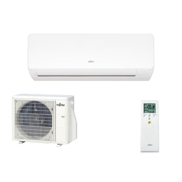 Fujitsu Set eco Wandgerät ASEH07KMCG + AOEH07KMCG | 2.0 kW | 2.5 kW | WiFi | Raumgröße 20 - 25 m²