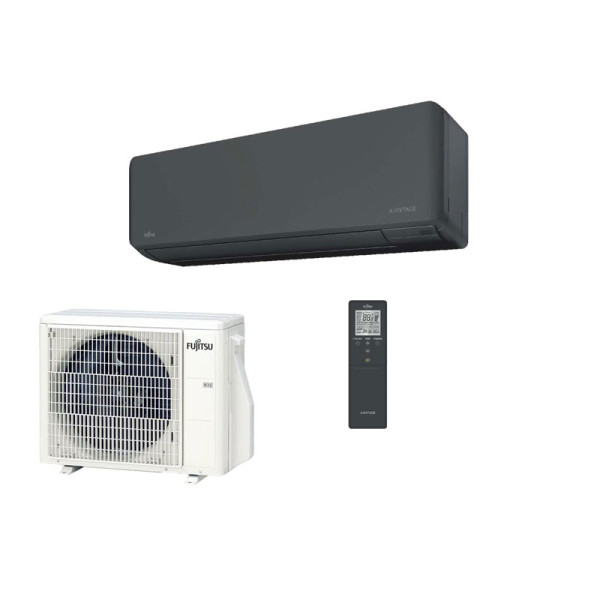 Fujitsu Set eco Wandgerät ASEH09KMCG-B + AOEH09KMCG | 2.5 kW | 2.8 kW | WiFi | Raumgröße 25 - 30 m²