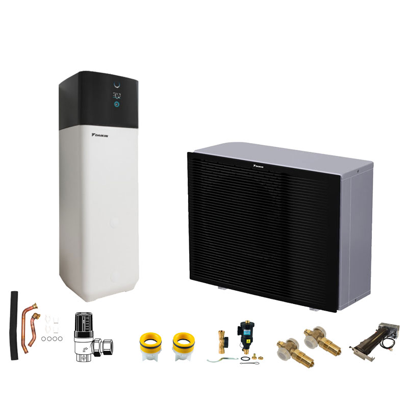 Daikin Altherma 3 H MT ECH2O Set EPRA12EW1 + ETSH12P30E Wärmepumpe+Hydromodul/Speicher 300L HS 9 kW