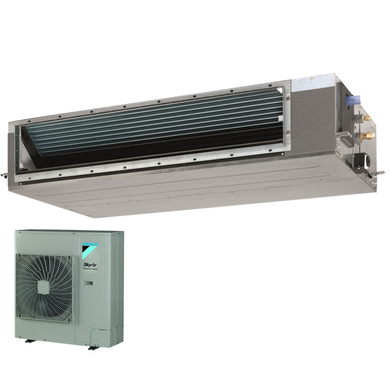 Daikin Set Kanalgerät Advance-Serie 12,1 kW - FDA125A + RZASG125MY1 R32 Klimaanlage 400V