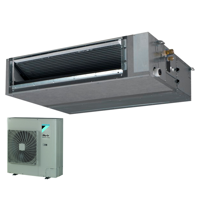 Daikin Set Kanalgerät 9,5 kW - FBA100A + RZASG100MY1 R32 400V (Fernbedienung wählbar) R32 Klimaanlag