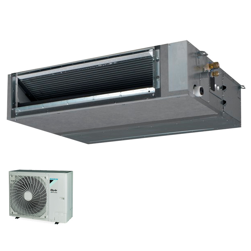 Daikin Set Kanalgerät 9,5 kW - FBA100A + RZAG100NV1 R32 (Fernbedienung wählbar) R32 Klimaanlage