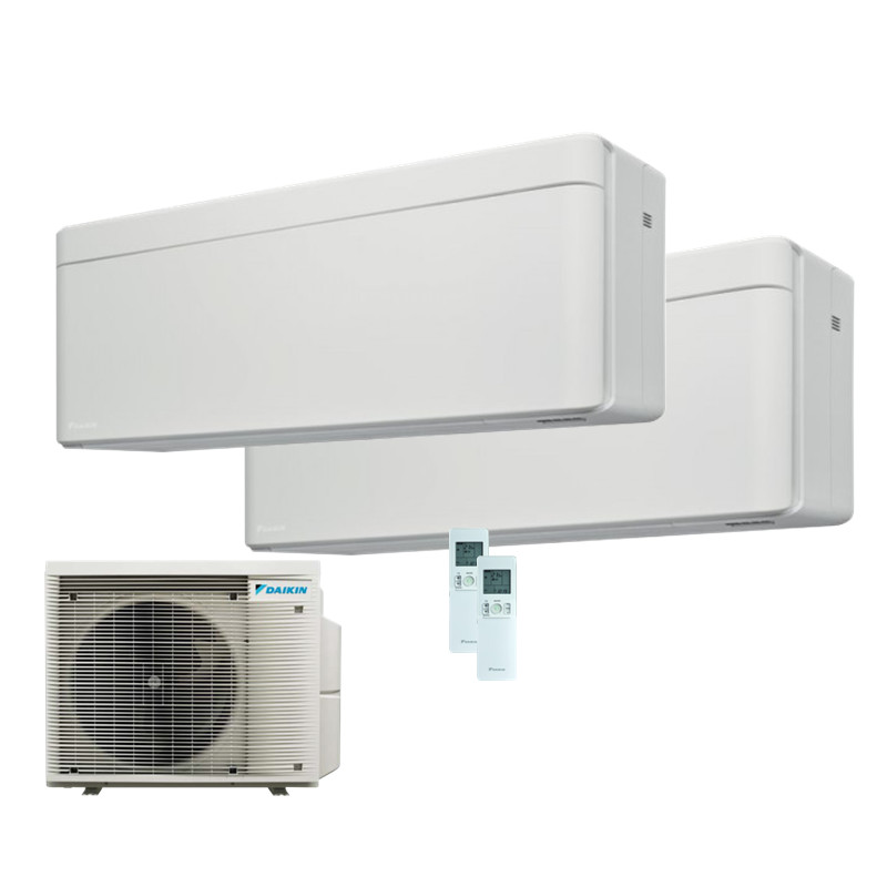 Daikin Set 2 Wandgeräte Stylish WiFi 3,5/5,0 kW FTXA35CW + FTXA50CW + Außengerät 2MXM50A2V1B9 R32