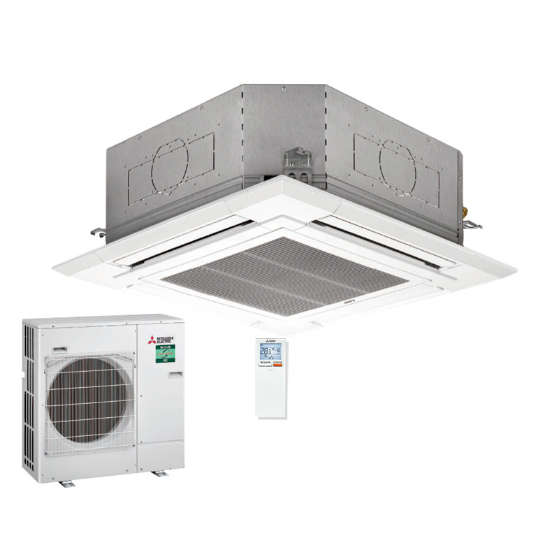 Mitsubishi Electric Set Deckenkassette 7,1 kW PLA-ZM71EA2 + Blende PLP-6EALM2 + PUZ-ZM71VHA2 70 - 75