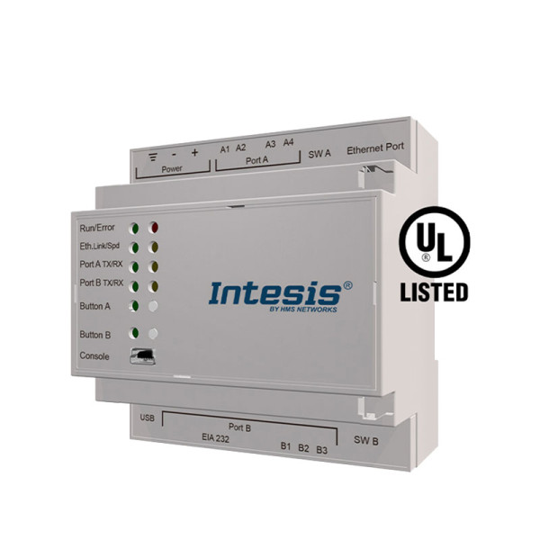 INTESIS INKNXLGE064O000 KNX-Klima-Gateway | LG, VRF, 64 Geräte | INKNXLGE064O000