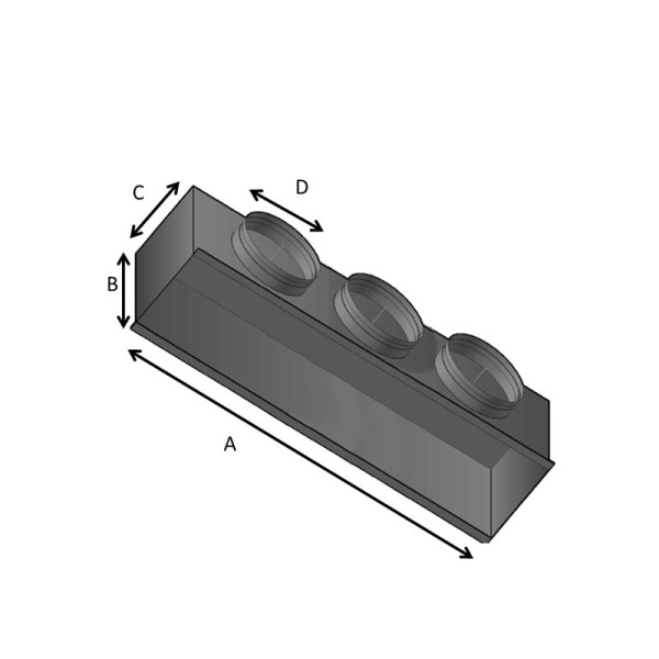 Penka Kanaladapter mit 3 Anschlüssen