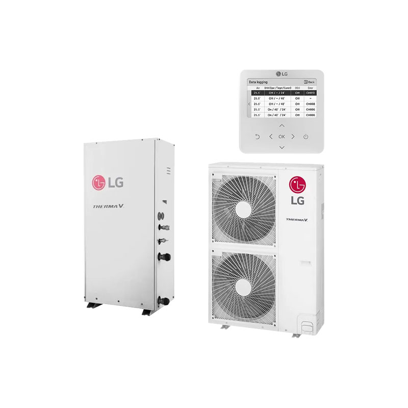 LG THERMA V Wärmepumpen Set HU161HA.U33 + HN1610H.NK3 Wärmepumpe + Hydromodul 16 kW nur Heizen