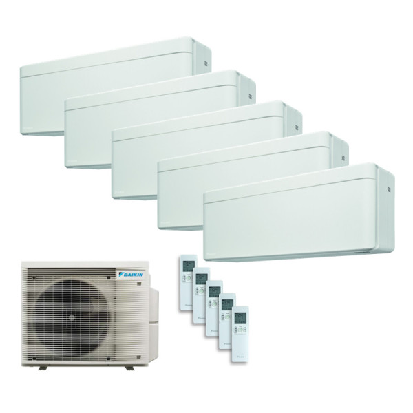 Daikin Set 3 x FTXA20CW + 2 x FTXA35CW + 5MXM90A2V1B9 Wandgeräte Stylish WiFi 2,0/3,4 kW