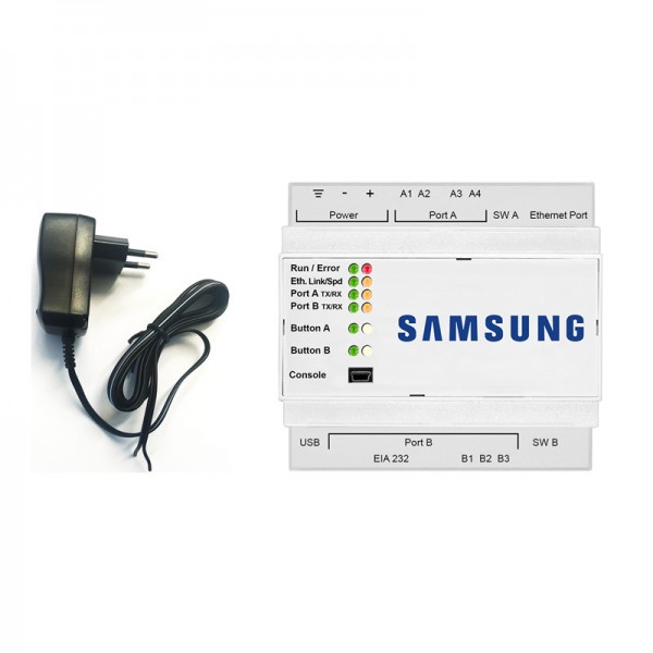 Samsung SM-ACN-MBS 8 Modbus Gateway mit Steckernetzteil SM-STN 24-6 für Samsung Geräte