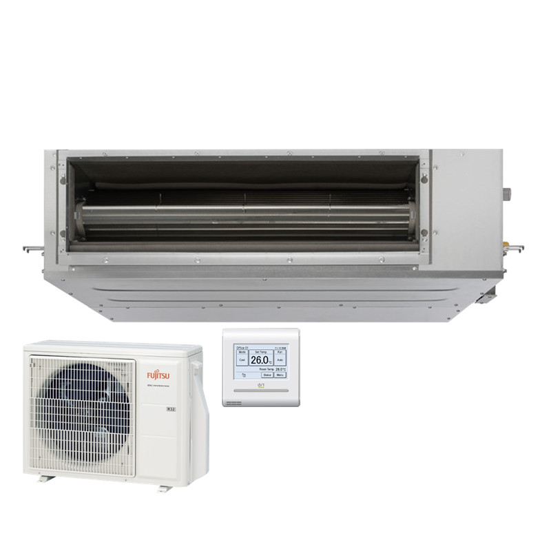 Fujitsu Set Kanalgerät eco Medium 8,5 kW - ARXG 30KHTAP + AOYG 30KBTB R32 Klimaanlage