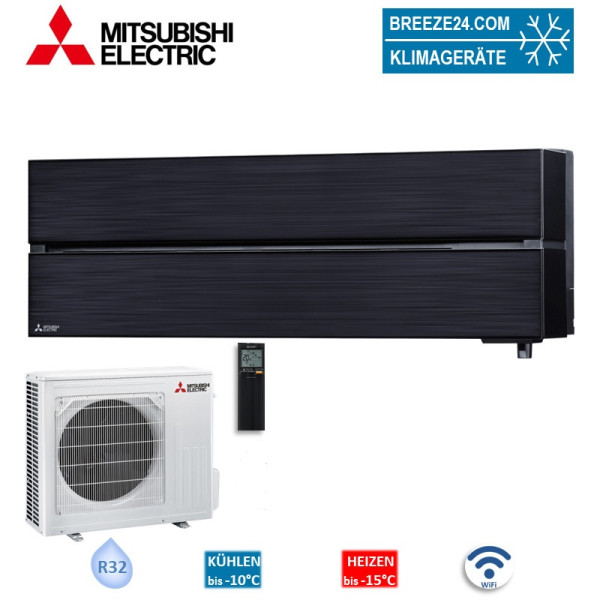 Mitsubishi Electric Set Wandgerät Diamond WiFi 5,0 kW - MSZ-LN50VG2B + MUZ-LN50VG2 50 - 55 m² | R32