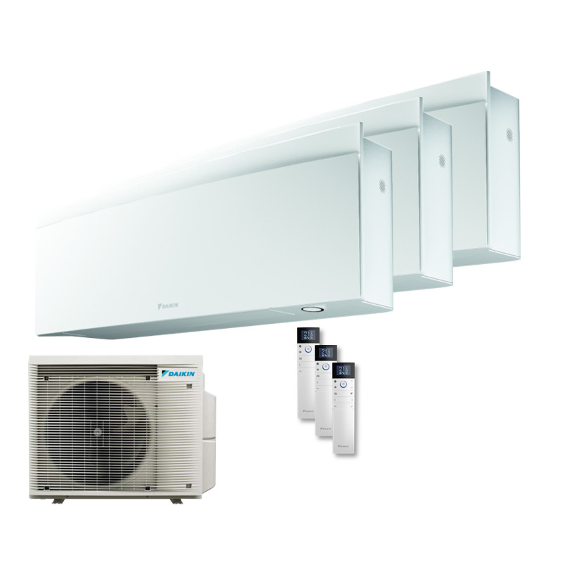 Daikin Set 3 Wandgeräte Emura WiFi 4,8 kW 3 x FTXJ50AW9 + 5MXM90A2V1B9 R32 Klimaanlage